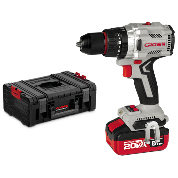 Crown CT21153HMX-5 IMC | Trapano a percussione 20 V Max